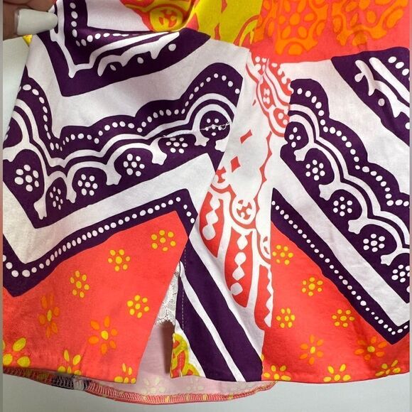 Trina Turk Tangier Frame Cora Mini Dress in Guava 4 - Picture 7 of 9